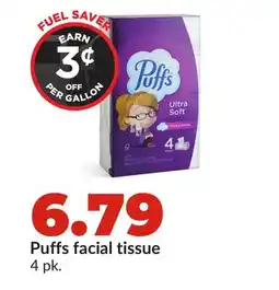 Hy-Vee Puffs facial tissue offer