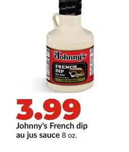 Hy-Vee Johnny's French dip au jus sauce offer