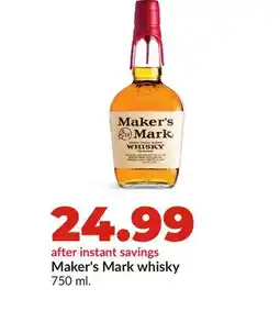 Hy-Vee Maker's Mark whisky offer