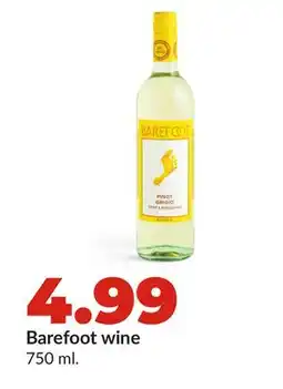 Hy-Vee Barefoot wine offer