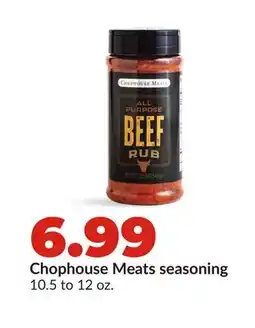 Hy-Vee Chophouse Meats seasoning offer