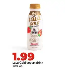 Hy-Vee LaLa Gold yogurt drink offer