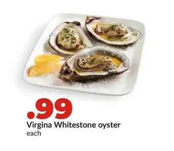 Hy-Vee Virgina Whitestone oyster offer