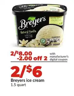 Hy-Vee Breyers ice cream offer