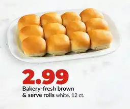 Hy-Vee Bakery-fresh brown & serve rolls offer