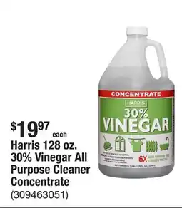 The Home Depot Harris 128 oz. 30% Vinegar All Purpose Cleaner Concentrate offer