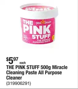 The Home Depot THE PINK STUFF 500g Miracle Cleaning Paste All Purpose Cleaner offer