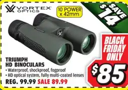 Big 5 Vortex Optics Triumph HD 10x42 Binoculars offer