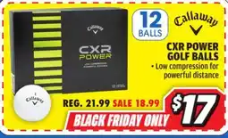 Big 5 Callaway CXR Power Golf Balls - 1-Dozen offer