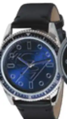 Big 5 DC Comics Superman Black Strap Watch offer