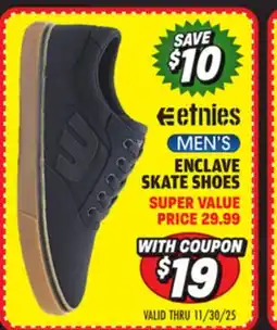 Big 5 Etnies Enclave Men's Skate Shoes offer