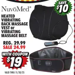 Big 5 NuvoMed Back Massage Vest offer