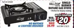 Big 5 Hilltop Gear Single-Burner Butane Gas Stove offer