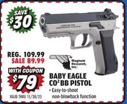 Big 5 Magnum Research Baby Eagle CO2 BB Pistol offer