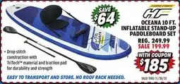 Big 5 Hydro-Force Oceana 10' Inflatable Convertible Stand-Up Paddleboard Set offer