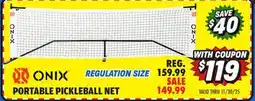 Big 5 Onix Portable Pickleball Net offer