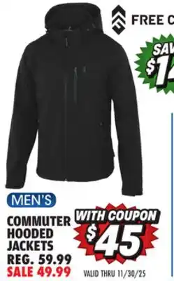 Big 5 Free Country Men's Color Blocked Commuter Hooded Jacket offer