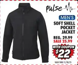 Big 5 Pulse Men's Soft Shell Pocket Jacket offer