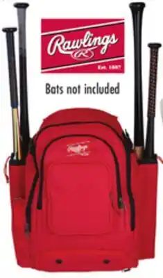 Big 5 RAWLING GAMER BAT BACKPACK offer