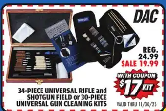 Big 5 DAC Universal Rifle and Shotgun Field Cleaning Kit offer