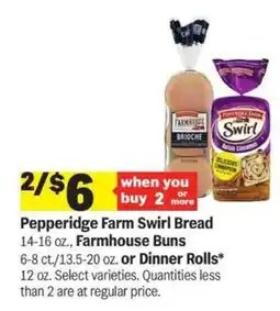 Meijer Pepperidge Farm Swirl Bread offer