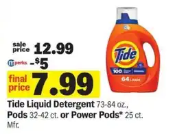 Meijer Tide Liquid Detergent offer