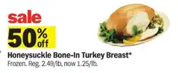 Meijer Honeysuckle Bone-In Turkey Breast offer
