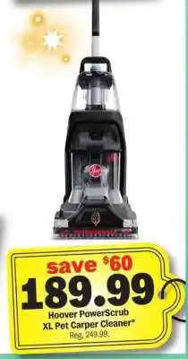 Meijer Hoover Powerscrub XL Pet Carpet Cleaner offer