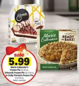 Meijer Marie Callender's Frozen Pie offer
