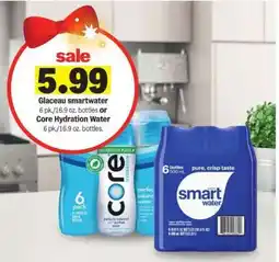 Meijer Glaceau smartwater or Core Hydration Water offer