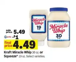 Meijer Kraft Miracle Whip offer