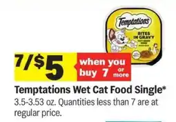 Meijer Temptations Wet Cat Food Single offer