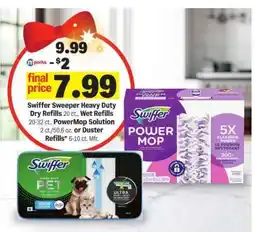 Meijer Swiffer Sweeper Heavy Duty offer