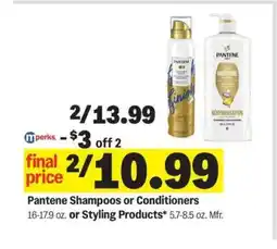 Meijer Pantene Shampoos or Conditioners offer