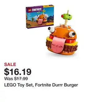 Office Depot LEGO Toy Set, Fortnite Durrr Burger offer