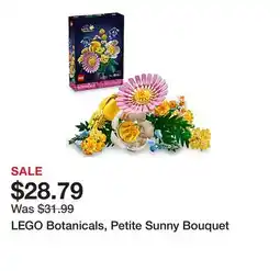 Office Depot LEGO Botanicals, Petite Sunny Bouquet offer