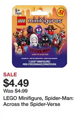 Office Depot LEGO Minifigure, Spider-Man: Across the Spider-Verse offer