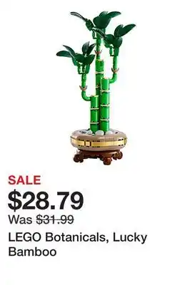 Office Depot LEGO Botanicals, Lucky Bamboo offer