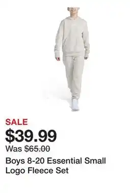Belk Boys 8-20 Essential Small Logo Fleece Set offer