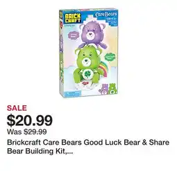 Office Depot Brickcraft Care Bears Good Luck Bear & Share Bear Building Kit, Multicolor, Kit Of 336 Pieces offer
