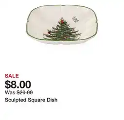 Belk Sculpted Square Dish offer