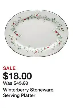 Belk Winterberry Stoneware Serving Platter offer
