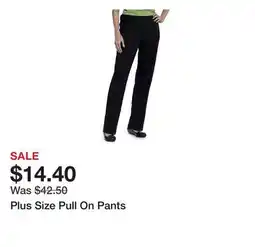 Belk Plus Size Pull On Pants offer