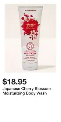 Bath & Body Works Japanese Cherry Blossom Moisturizing Body Wash offer
