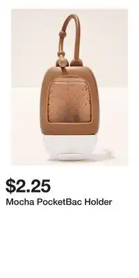Bath & Body Works Mocha PocketBac Holder offer
