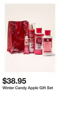 Bath & Body Works Winter Candy Apple Gift Set offer