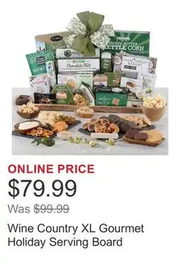 Costco Wine Country XL Gourmet Holiday Serving Board offer