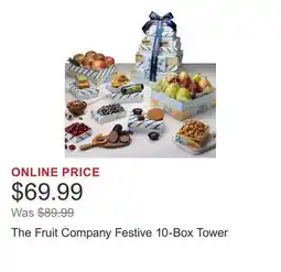 Costco The Fruit Company Festive 10-Box Tower offer