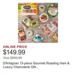 Costco D'Artagnan 13-piece Gourmet Roasting Ham & Luxury Charcuterie Gift Box, 12.5 lbs offer