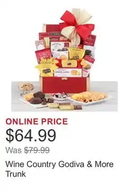 Costco Wine Country Godiva & More Trunk offer